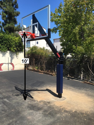 how to measure rim height Height for Basketball Ring